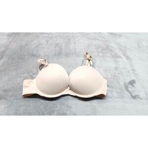 Victoria's Secret PINK 34B Marzipan Wear Everywhere Super Push Up Bra NWT